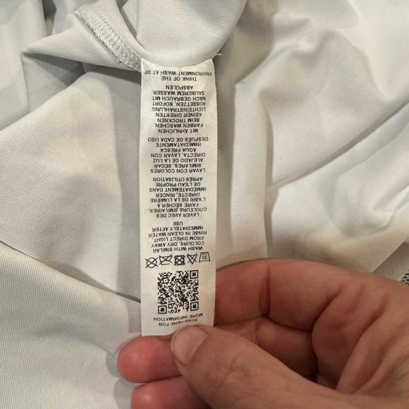 ASOS 4505 Swimsuit white and Black One Piece Swimwear Brazilian Cut Sz 10 - Picture 7 of 7